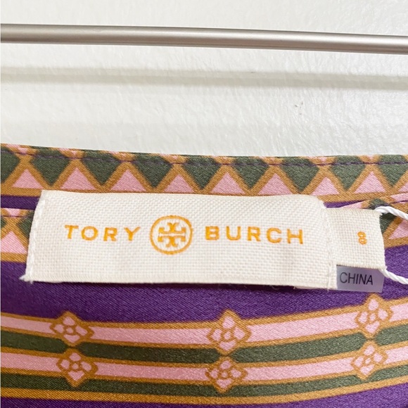 Tory Burch Silk Burnt Pleated Skirt - Picture 8 of 10